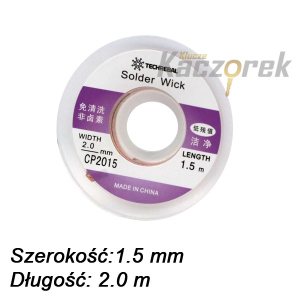 DK 507 - Plecionka lutownicza - 2.00 mm / 1.5 mm